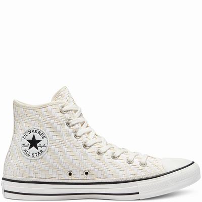 Converse Tonal Weaving Chuck Taylor All Star - Naisten Matalavartiset Tennarit - Valkoinen/Mustat